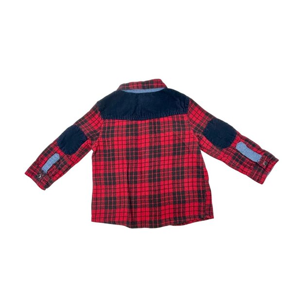 Baby Clothes  Ralph Lauren Blue Shirt, Plaid Flannel Shirt, Camo Set, Size 6-9 M - Picture 5 of 12